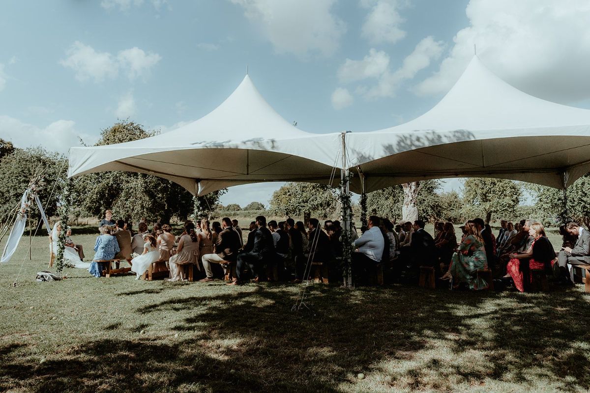 Fabulous Festival style tipi wedding