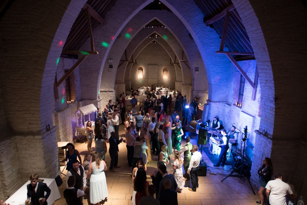 Dancing all night - gothic arches in the Tithe Barn