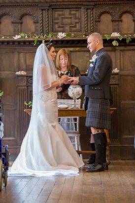 Bride at Woldingham School by Ali Gaudion