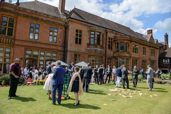 Bride at Woldingham School by Ali Gaudion