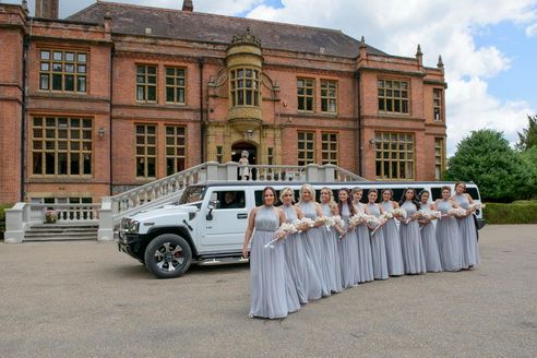 12 Bridesmaids at Woldingham School by Ali Gaudion