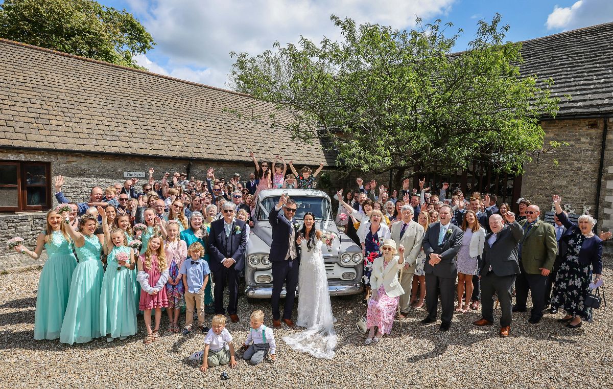 Real Wedding Image for Kate  & Luke