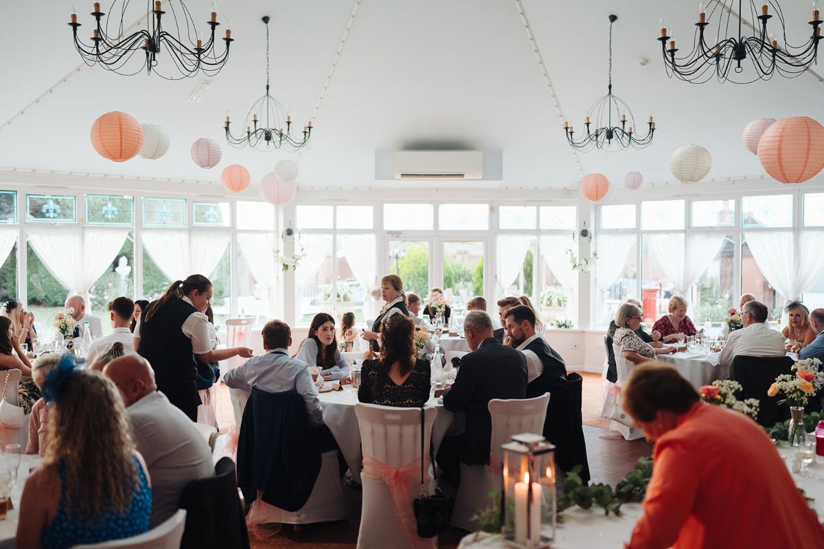 The wedding breakfast