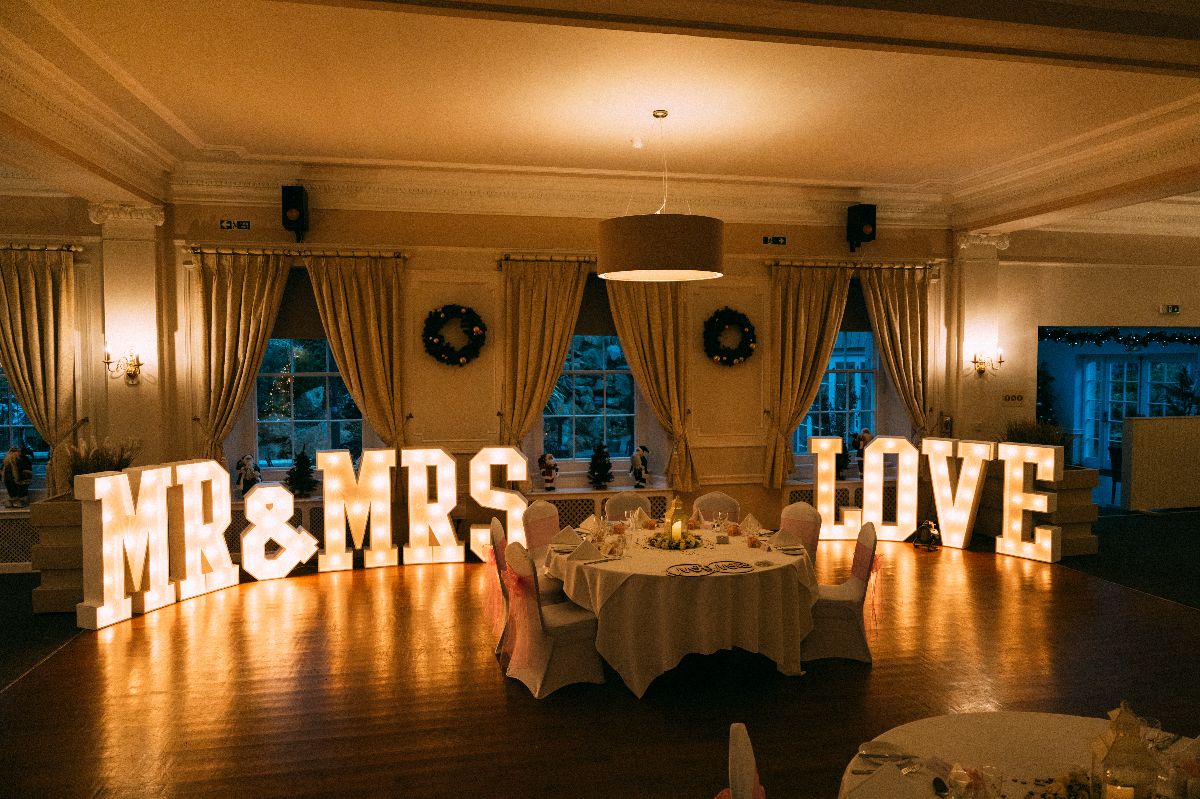 Trelawney Room ready for the evening reception