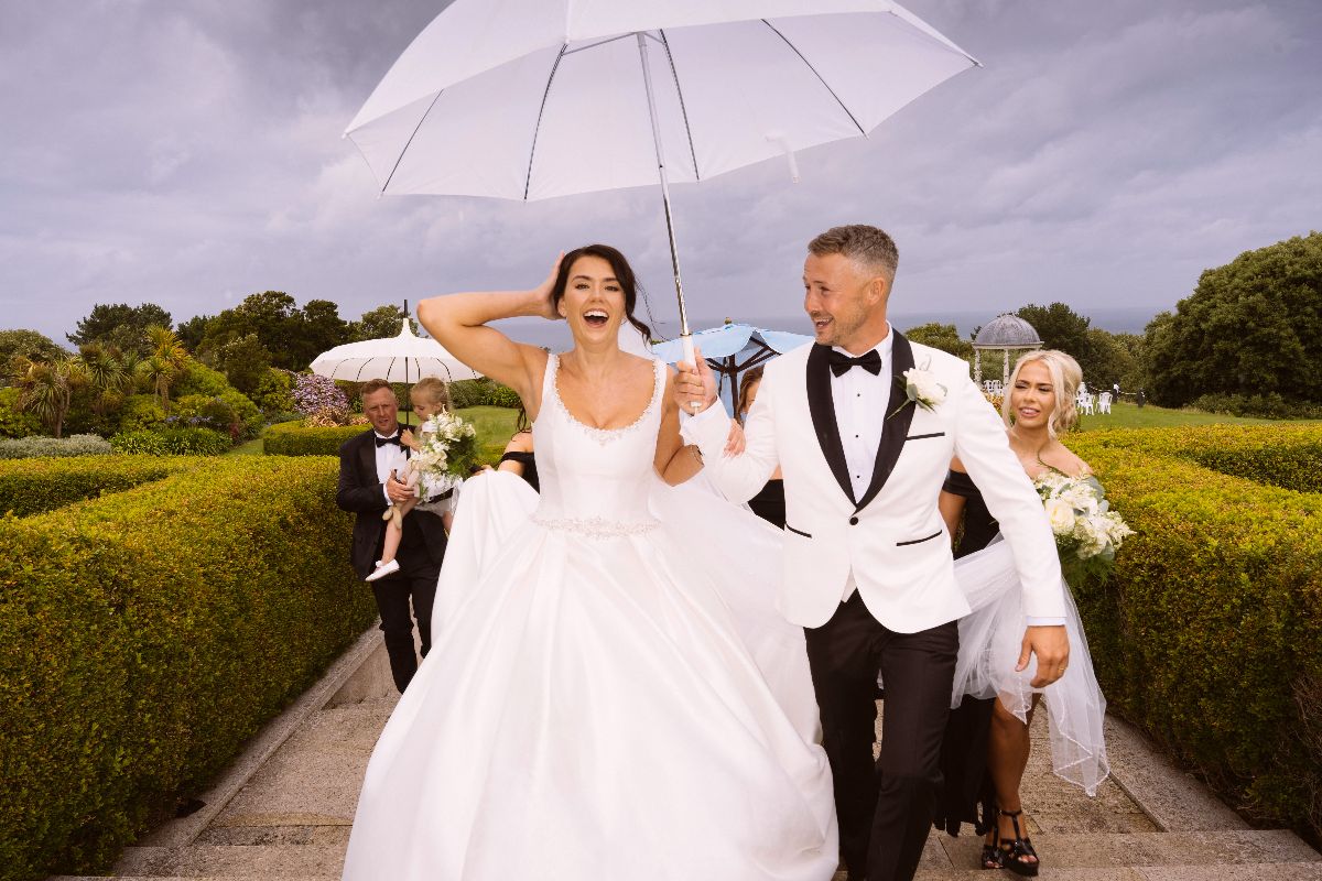 Rowena and Joe at Tregenna Castle Resort