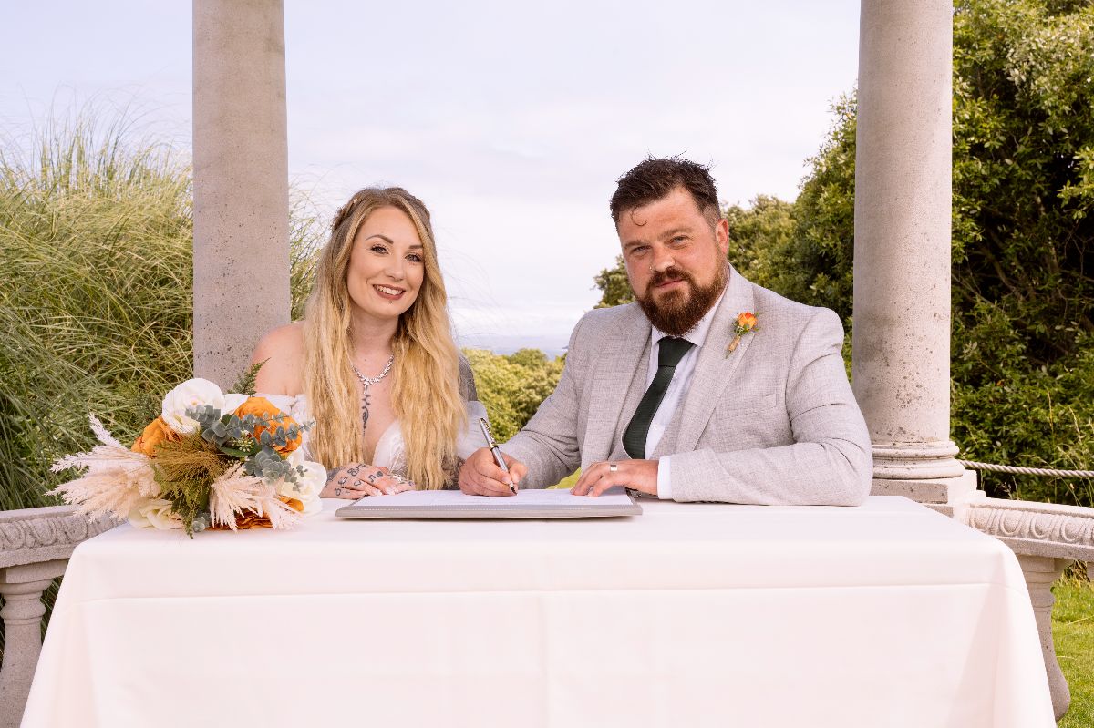 Real Wedding Image for Demi & Adam