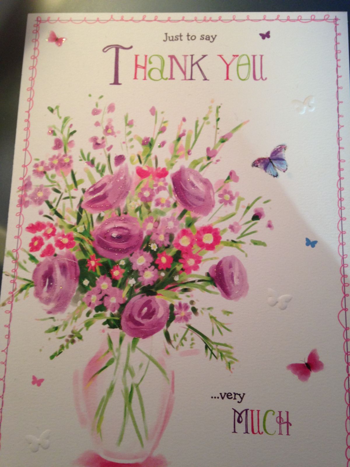 Thank you card