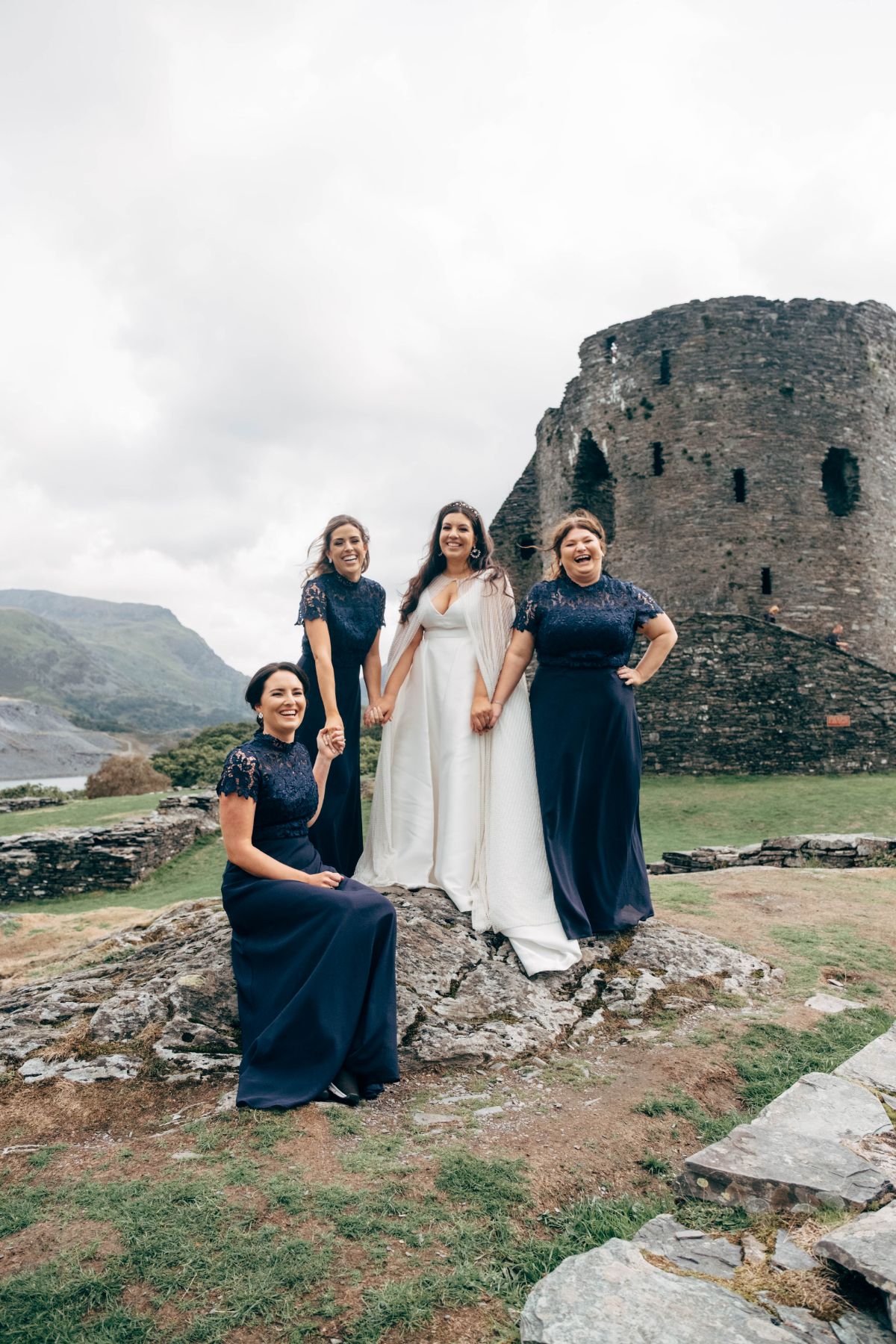 the beautiful Bride and her Bridesmaids