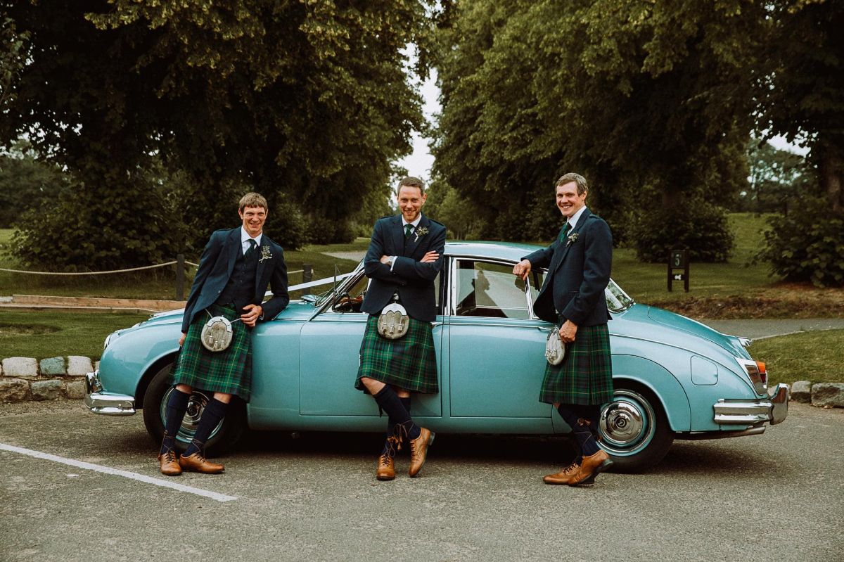 Kilts and cars!