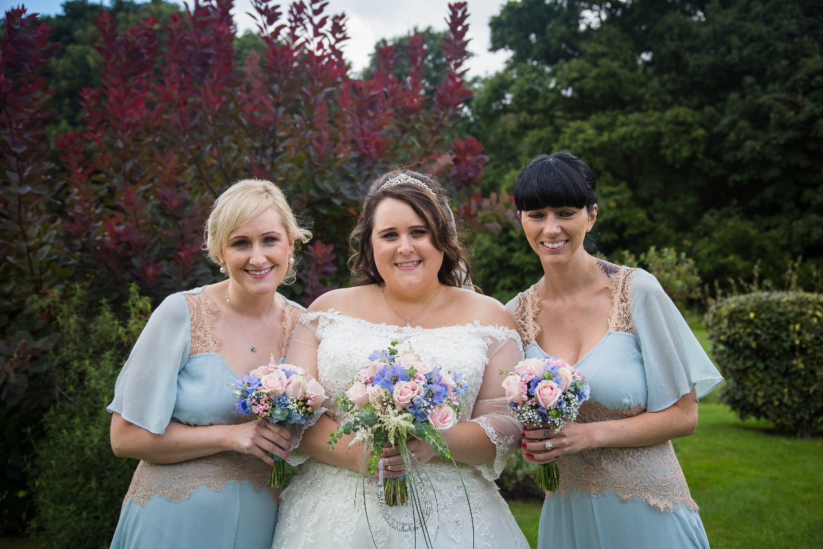 Lucy and her bridesmaids