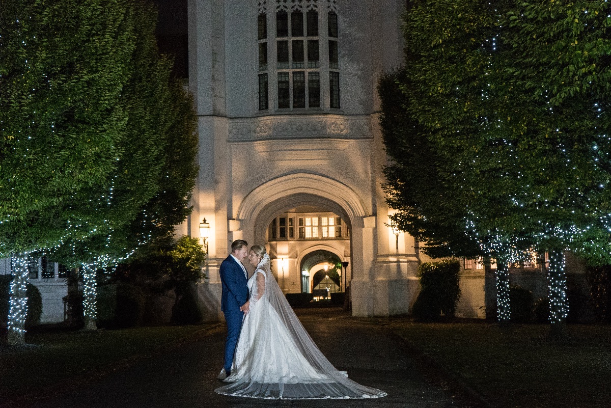 Last shot of the night before bride and groom join their guests to party the night away