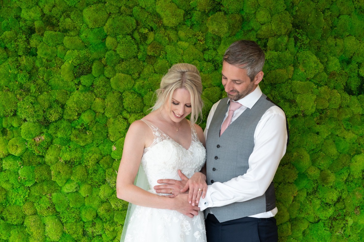 Bride & Groom at Southampton Harbour Hotel