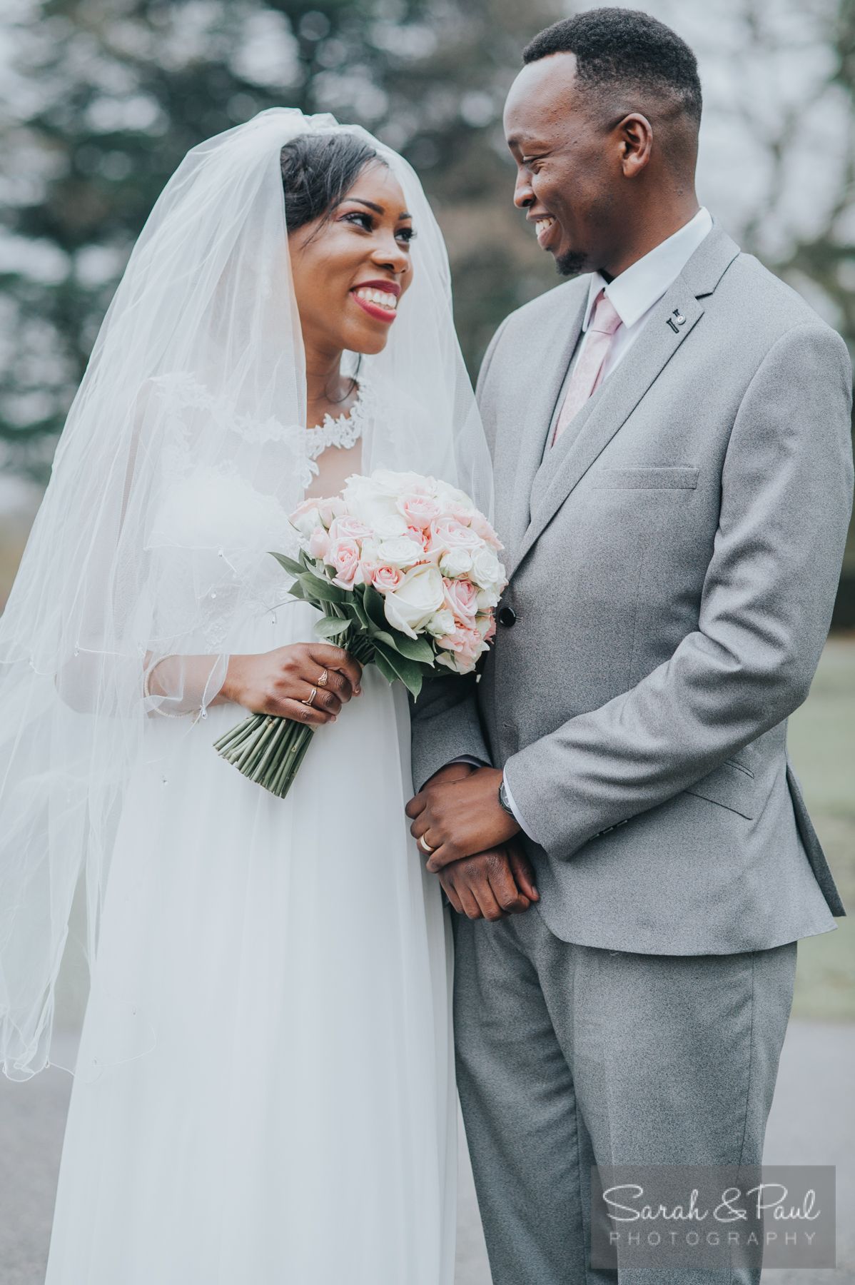 This smile is frozen on my face. 