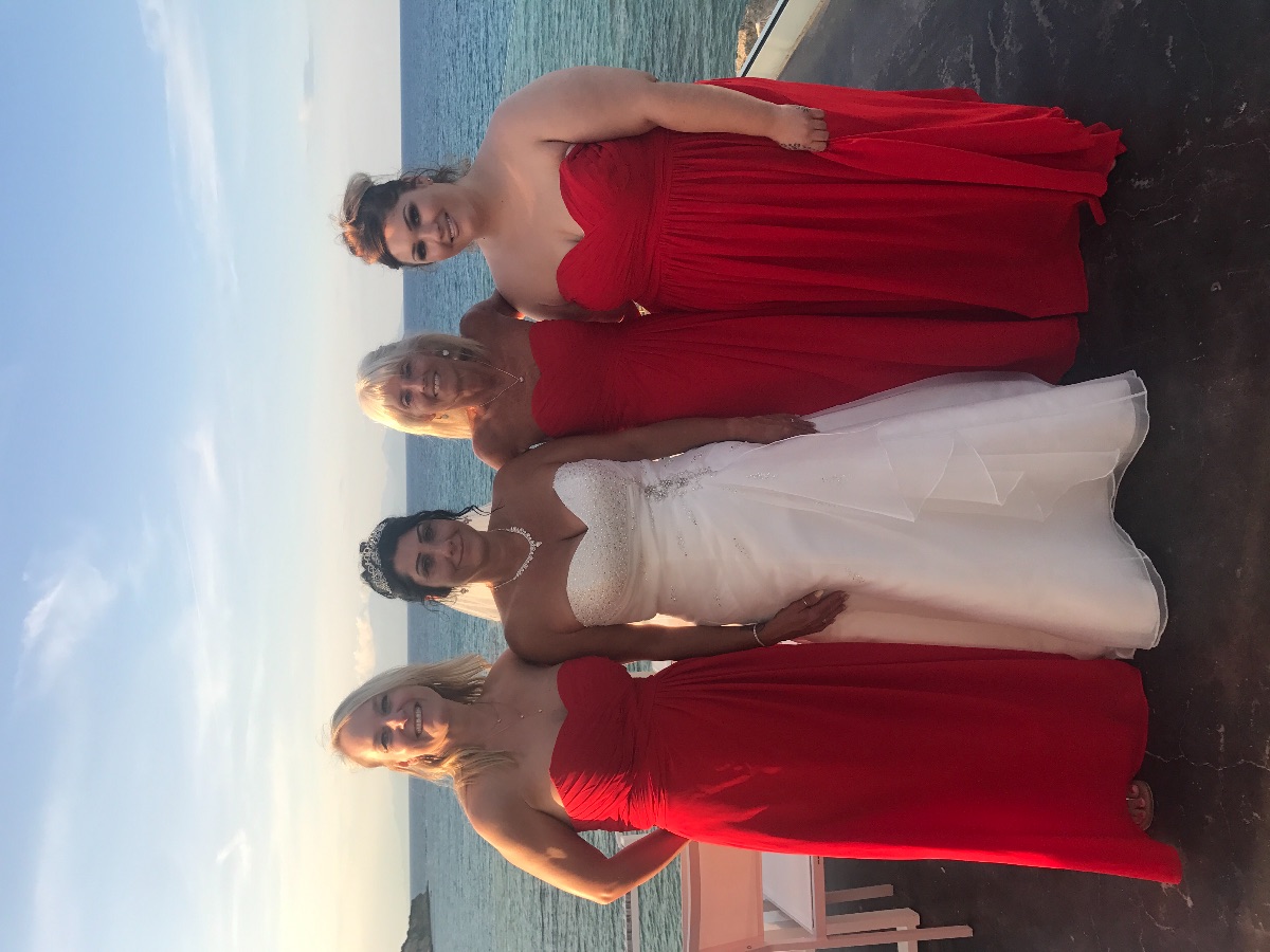 Myself and my bridesmaids 