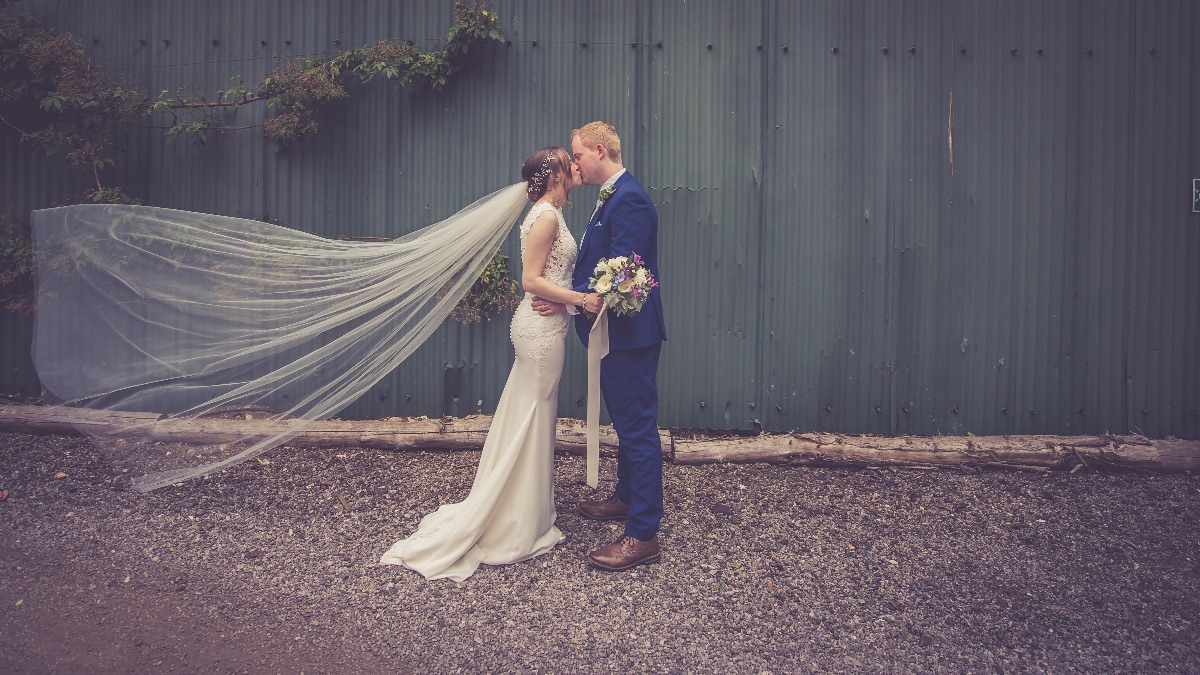 Real Wedding Image for Becky & Warren