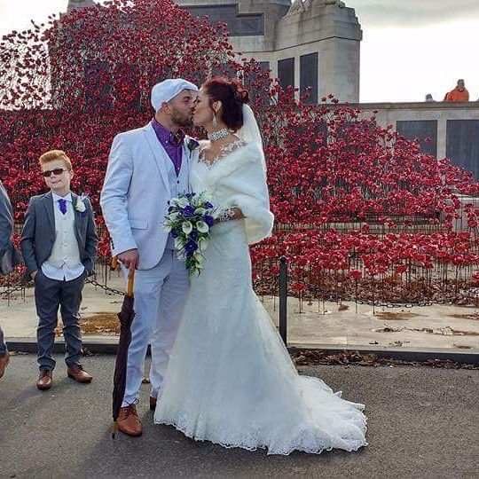 Plymouth's beautiful poppies display