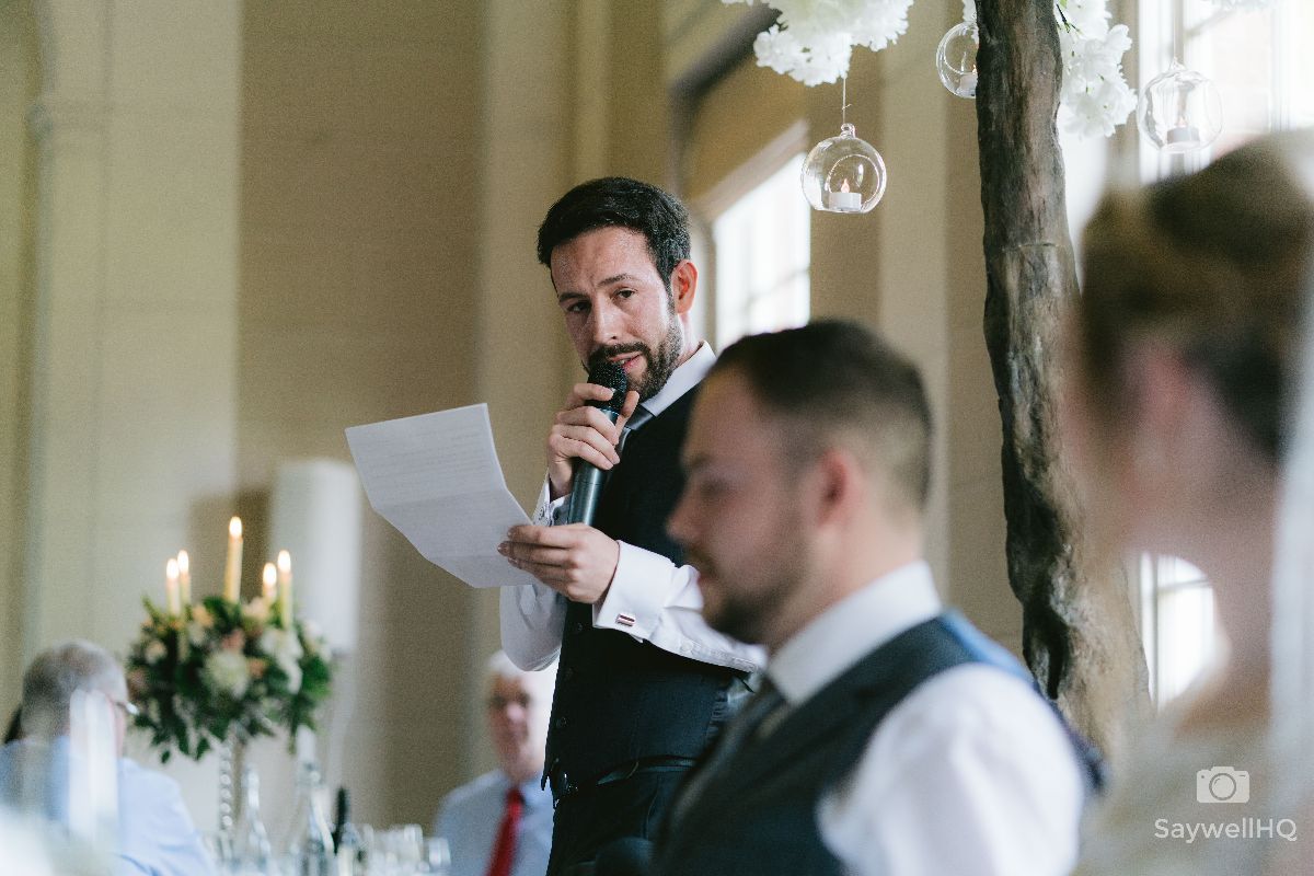 Norwood Park Wedding Photography - Best Man speech