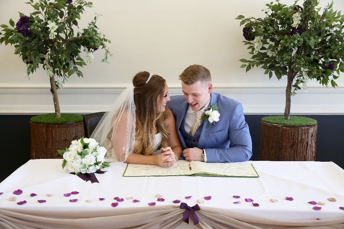 Signing the Register