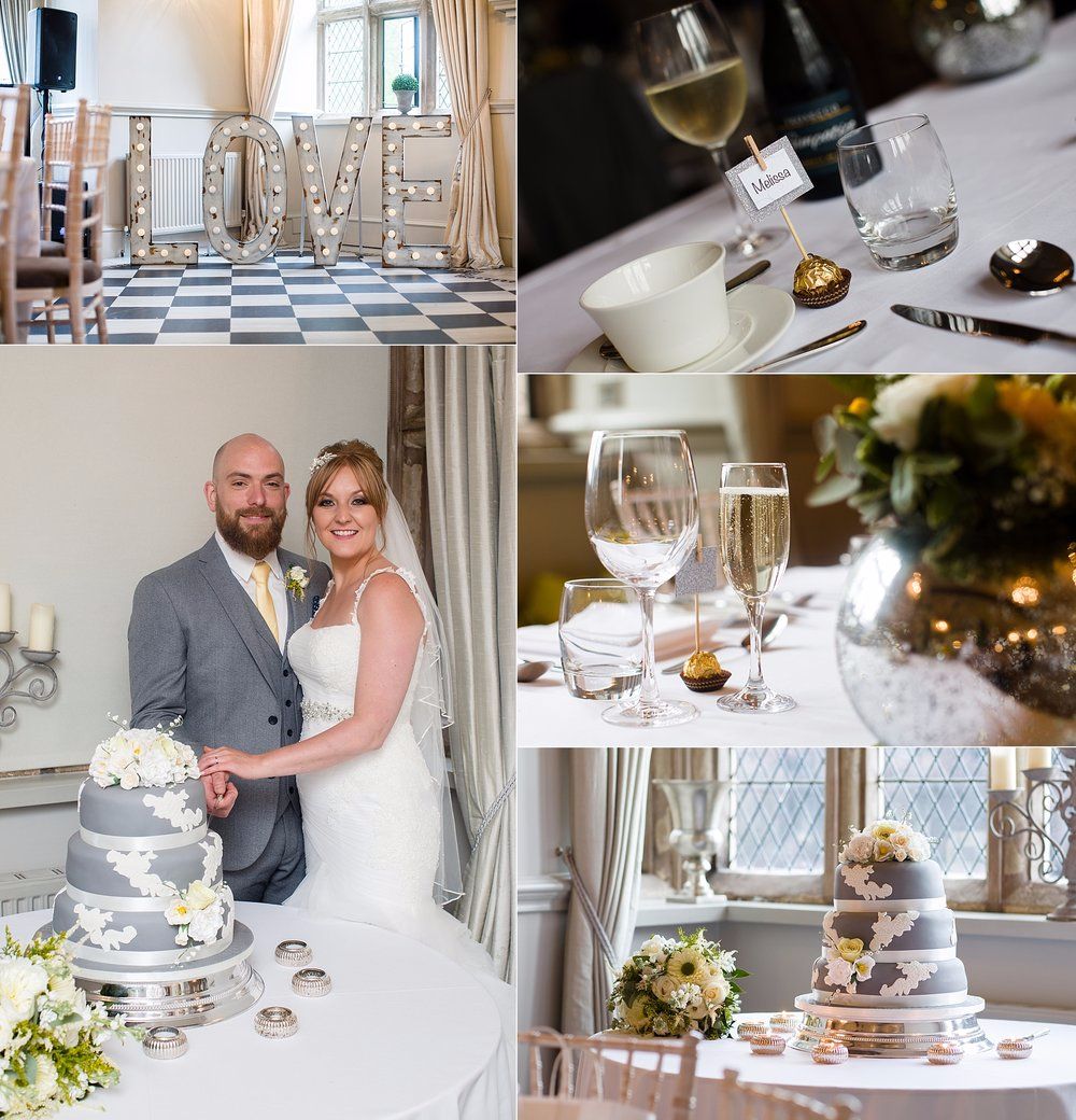 Melissa & Stuart's Wedding Day at Weston Hall. With Sweets Cart & Love.