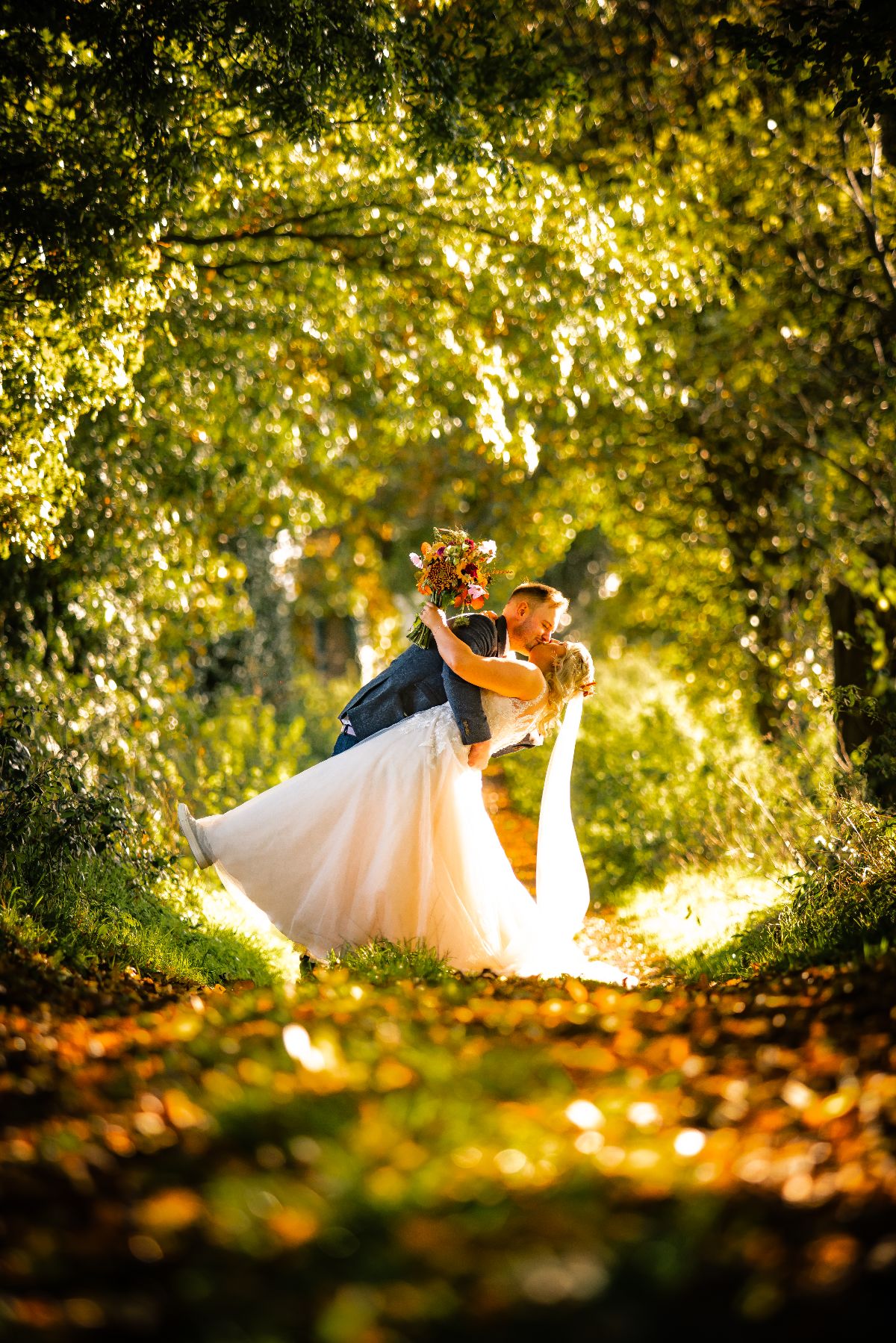 Real Wedding Image for April and 