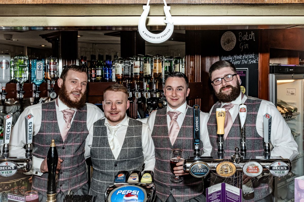 Groom and his 3 Best Men