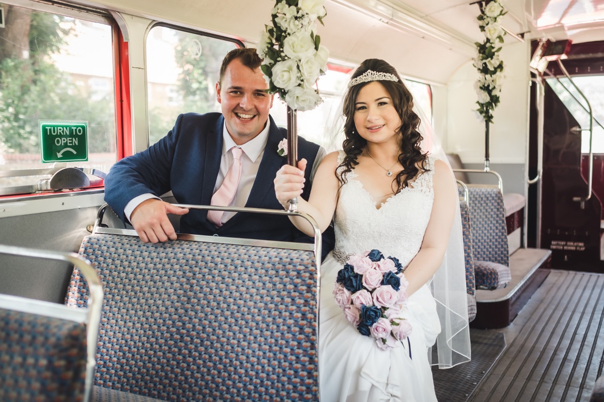 Every wedding should have a bus