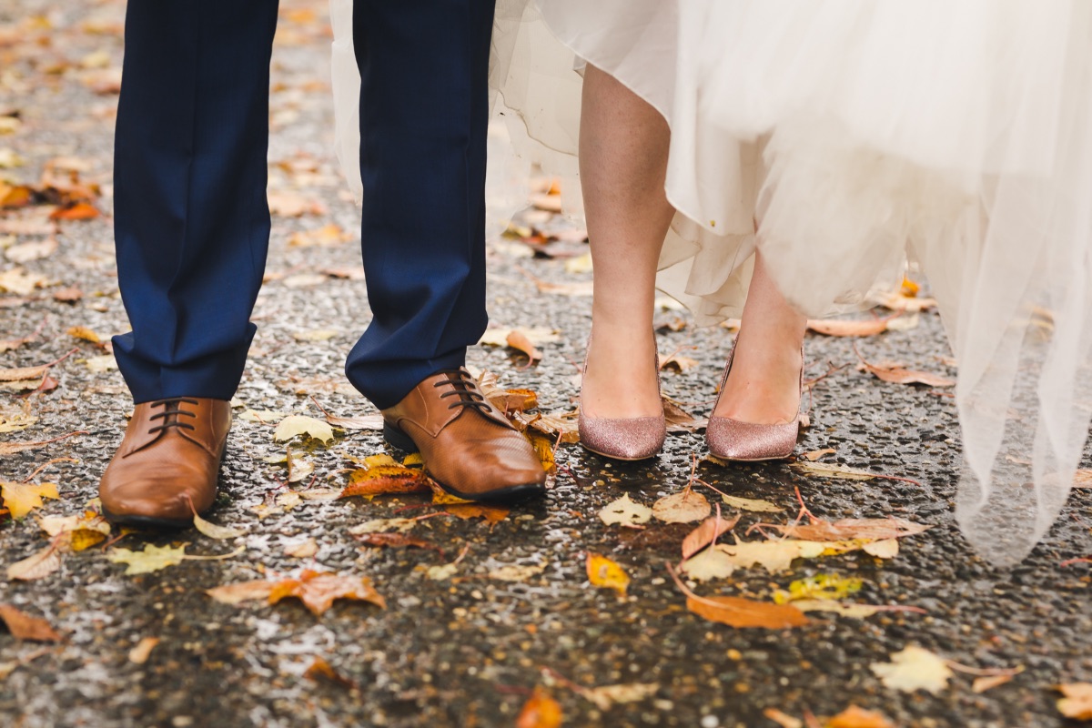 I love taking photographs of the shoes on the big day.