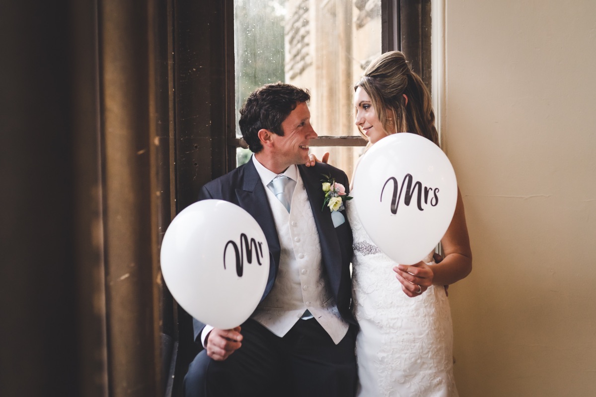 Wedding balloons.