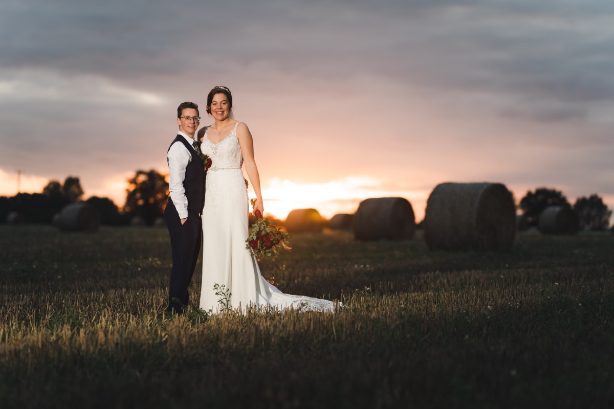 Mandy & Danielle | Red Barn Wedding Photos | King