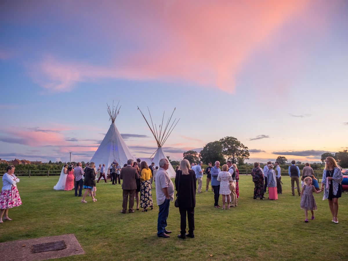 Guests enjoying the Evening Sunset