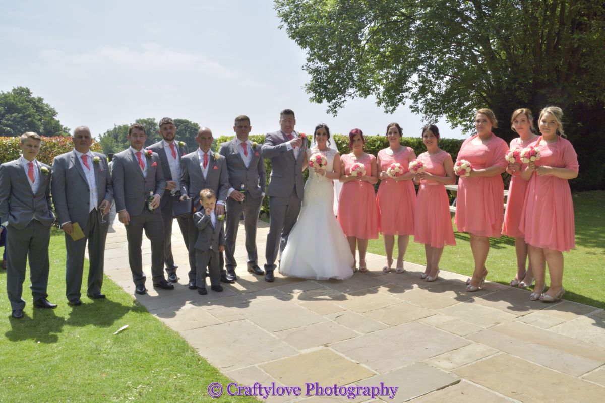 A lovely wedding at Kings croft hotel, Craftylove Photography