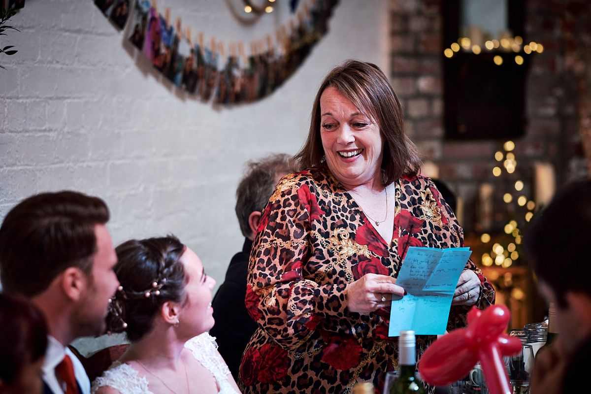 Unconventional speeches - including the bride