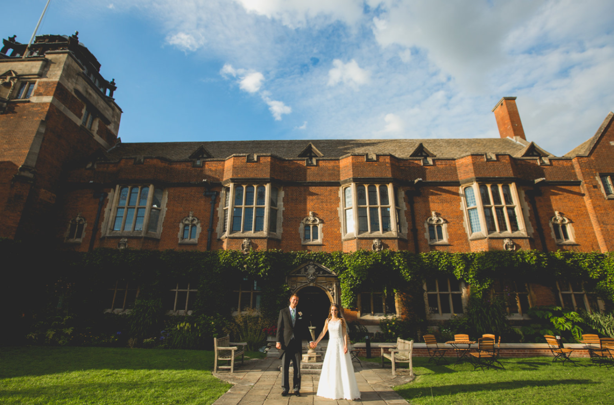 Westminster College, Cambridge. Front of building. 