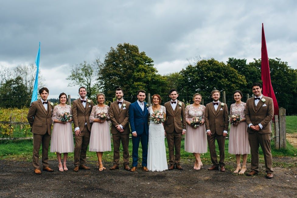 Wedding party looking fabulous!