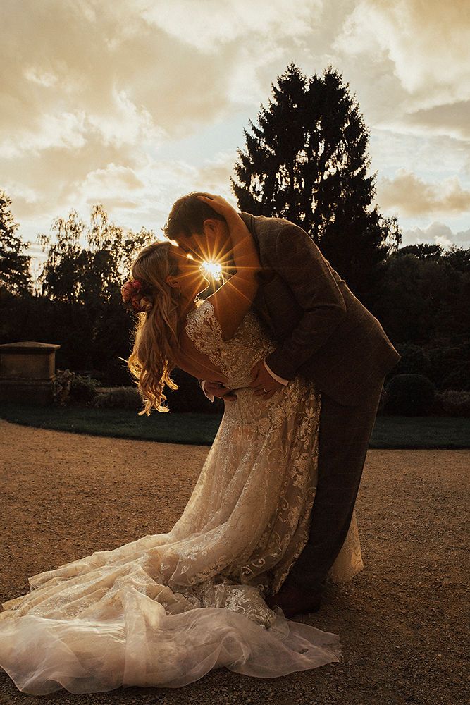 Our lovebird, sharing a tender moment during the Golden hour 