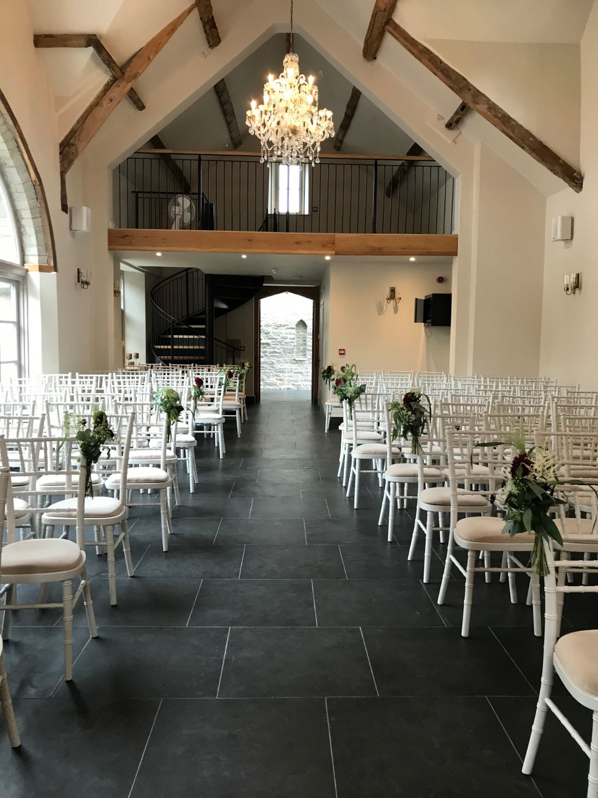 Beautiful aisle for the bride to walk down