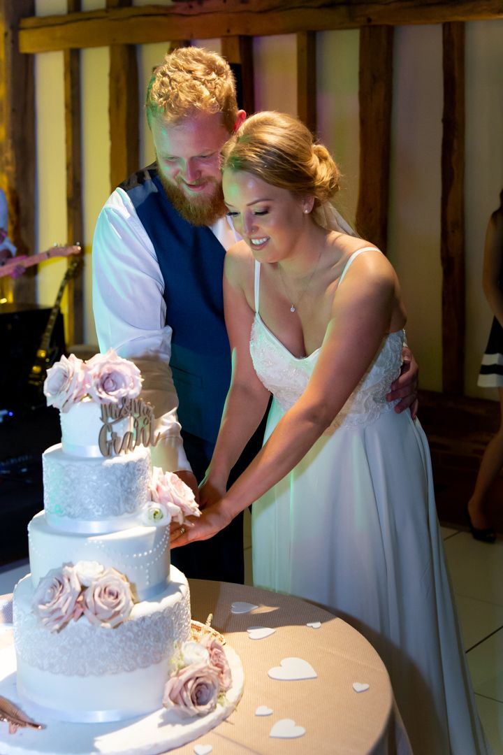 Cutting the cake