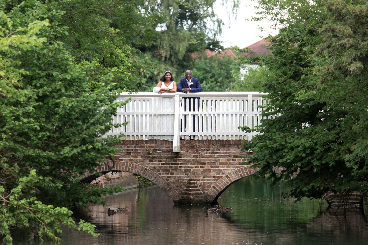 On the bridge at Headstone manor