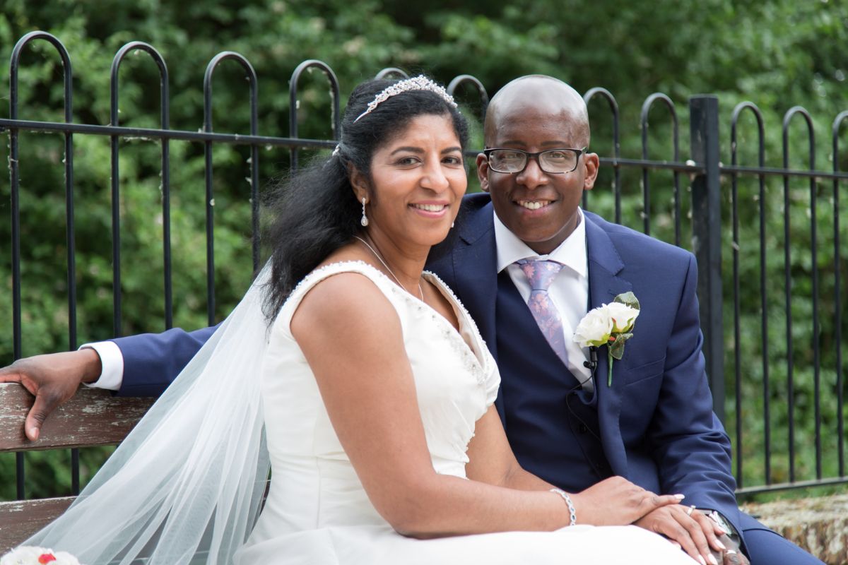 The newly weds at Headstone Manor