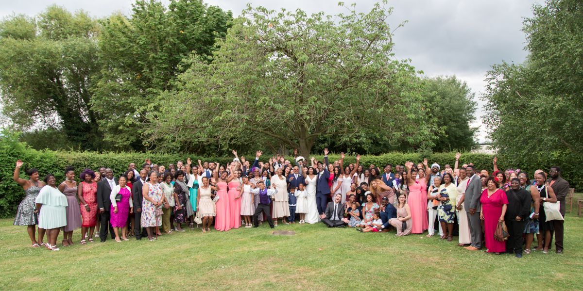 The "everybody" group shot