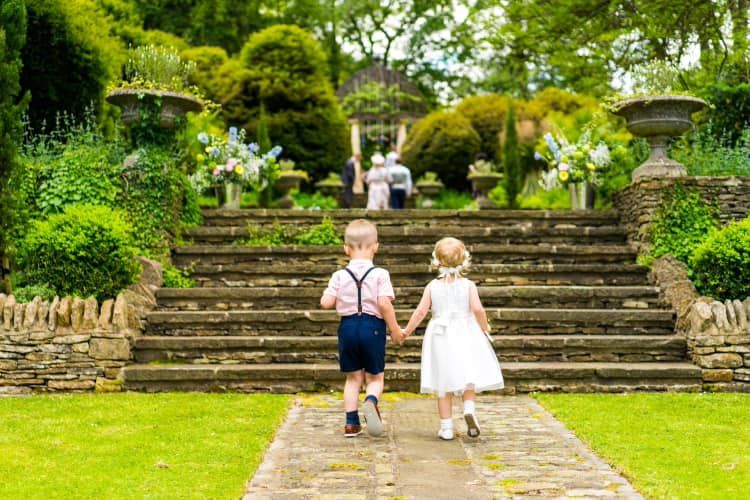Gorgeous pageboy and bridesmaid. Simplicity.