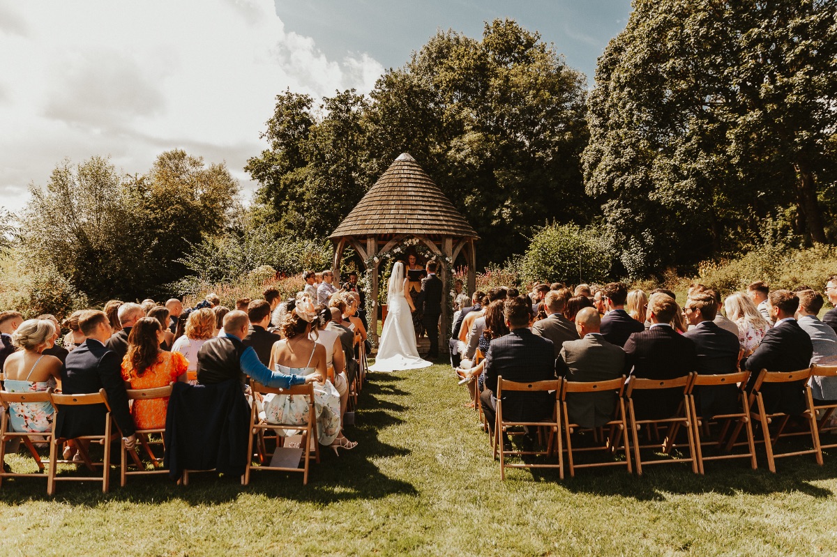 An outdoor ceremony that dreams are made of