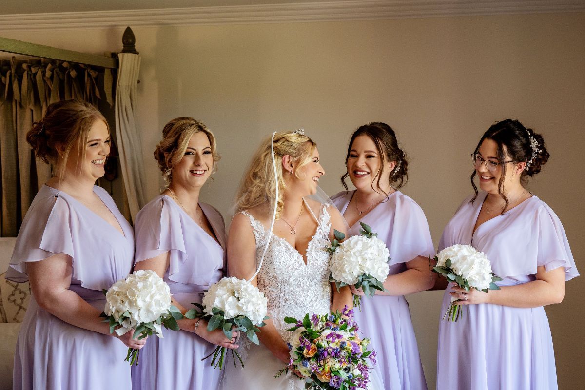 Getting Ready on Their Wedding Morning