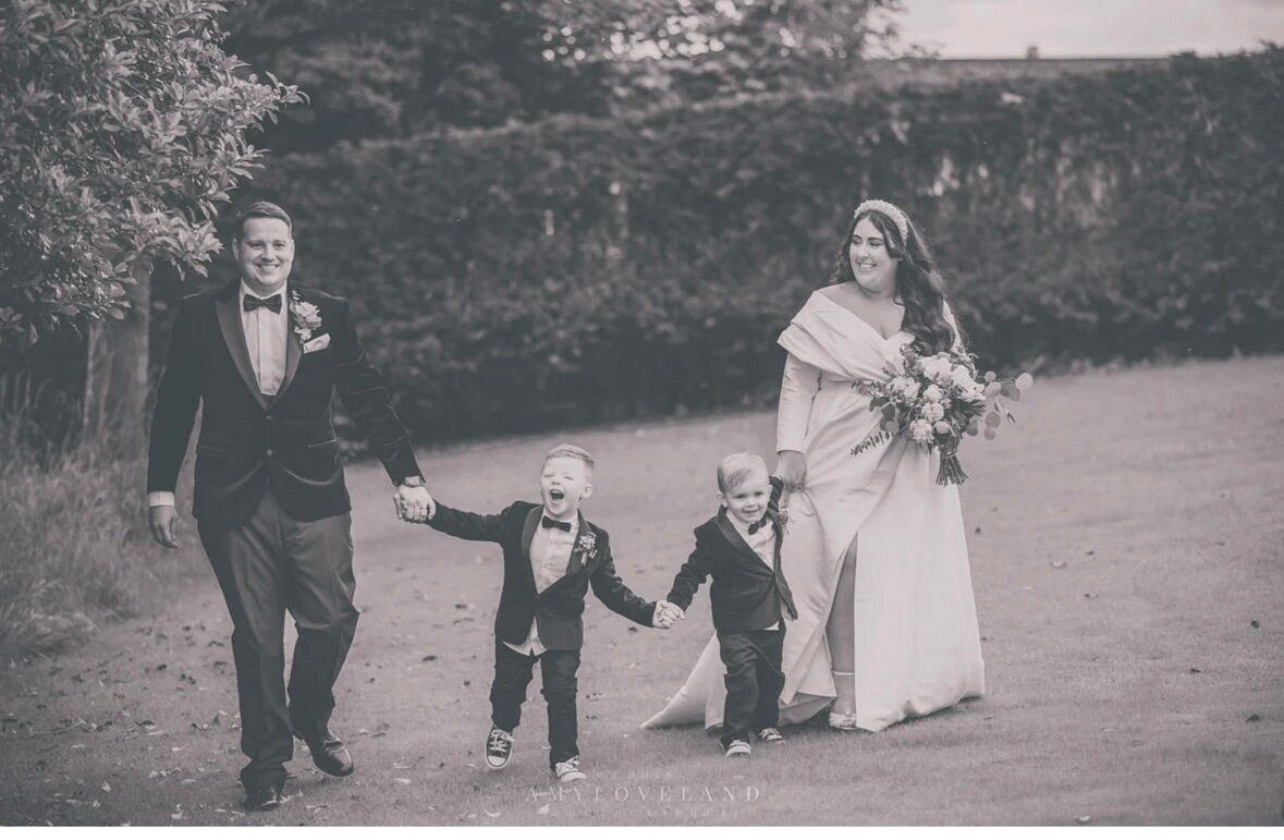 Alicia, David and their children