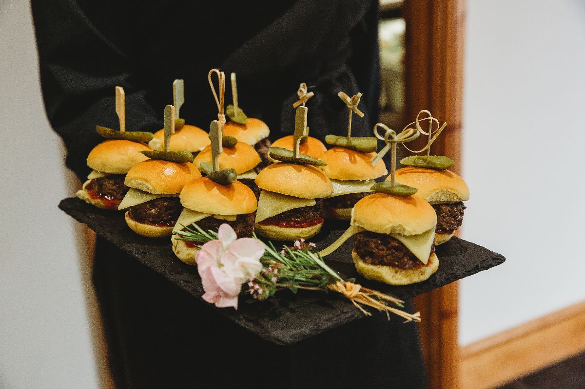 Burger Canapés to WOW your guests.