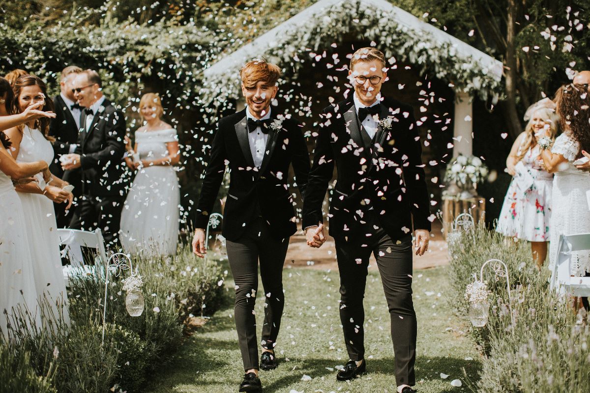 Real Wedding Image for George & Matthew