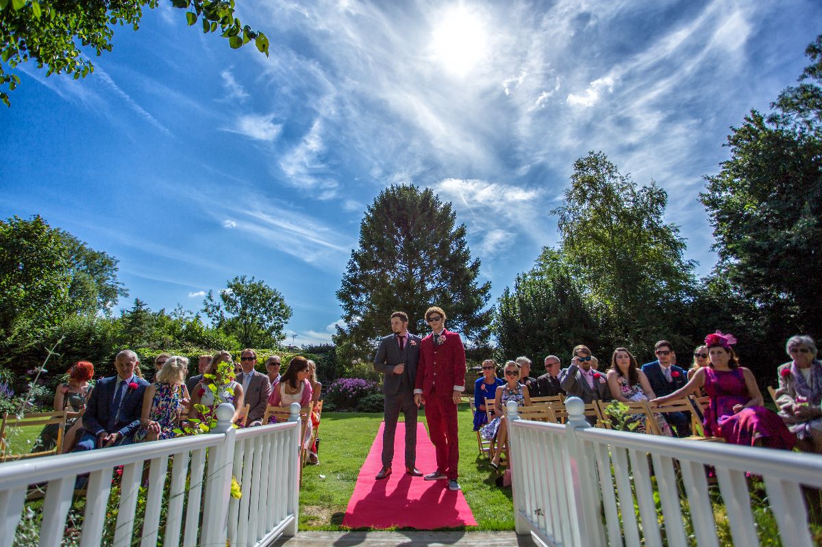 Circus theme wedding at Sheene Mill. Bringing out the colour