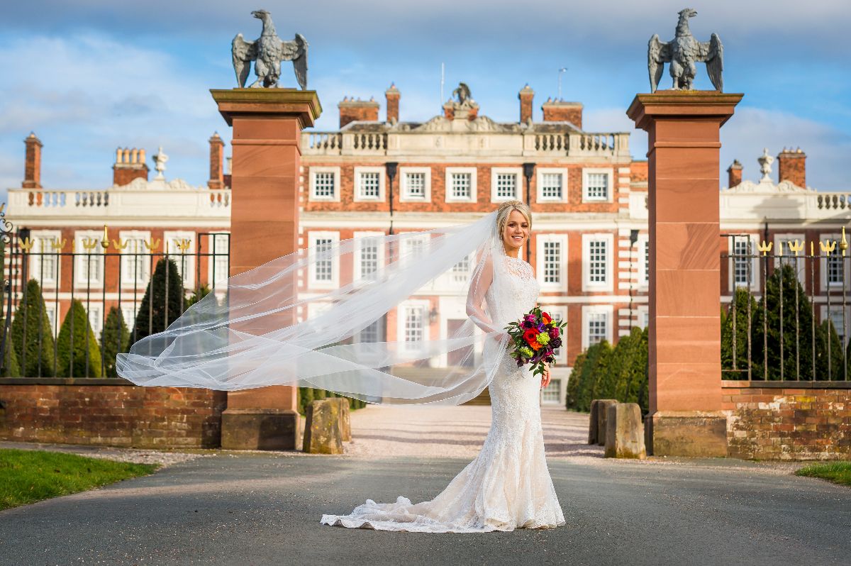 Knowsley Hall winter wedding