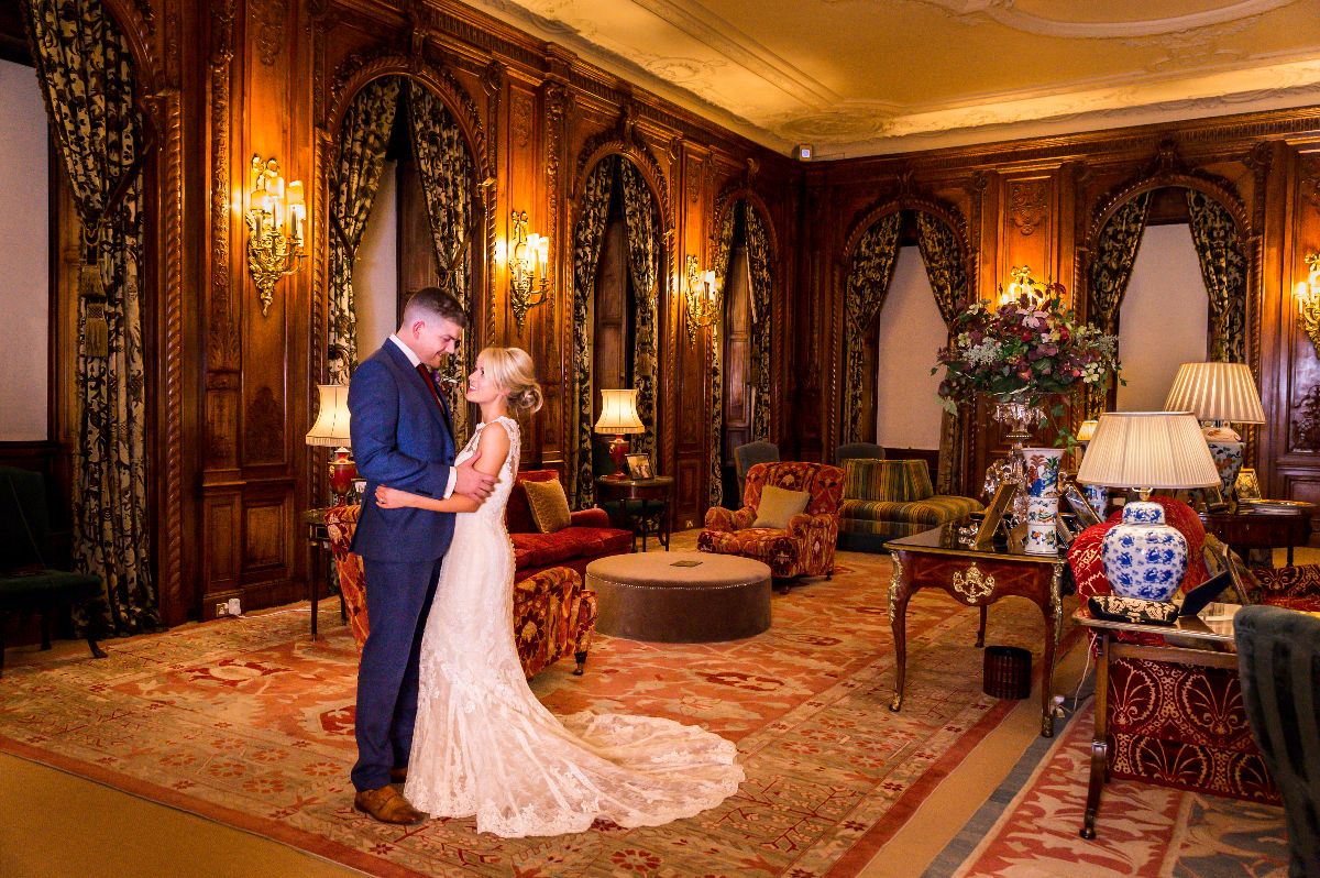 Knowsley Hall winter wedding