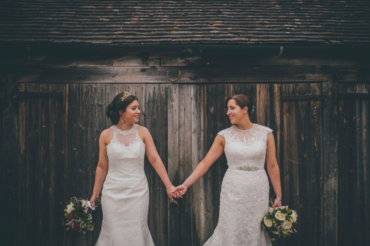 Real Wedding Image for Lottie & Becky